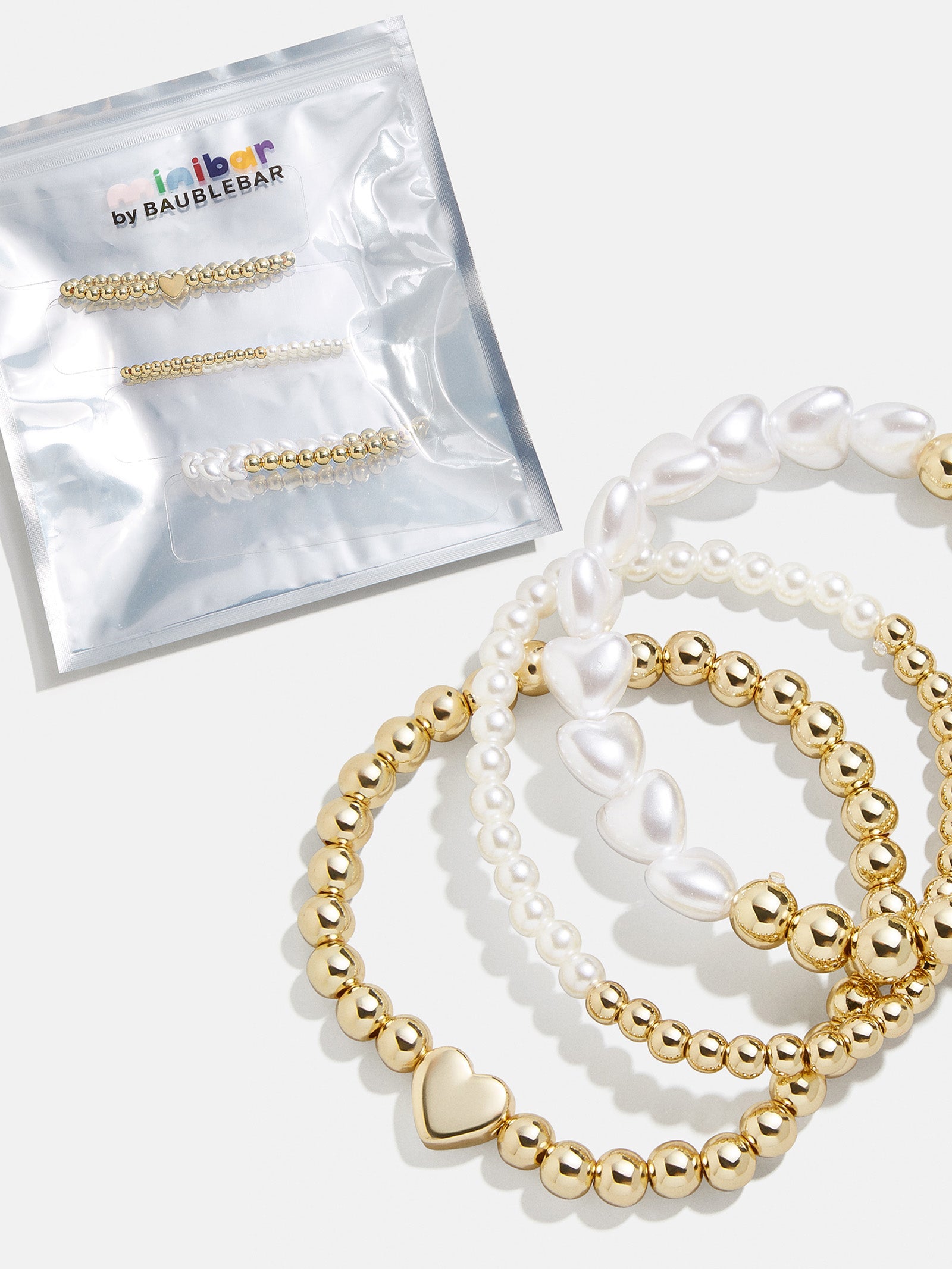 6pcs/set Simple and Fresh Pearl Bear Children's Bracelets, for Good Jewelry, Jewels,Temu