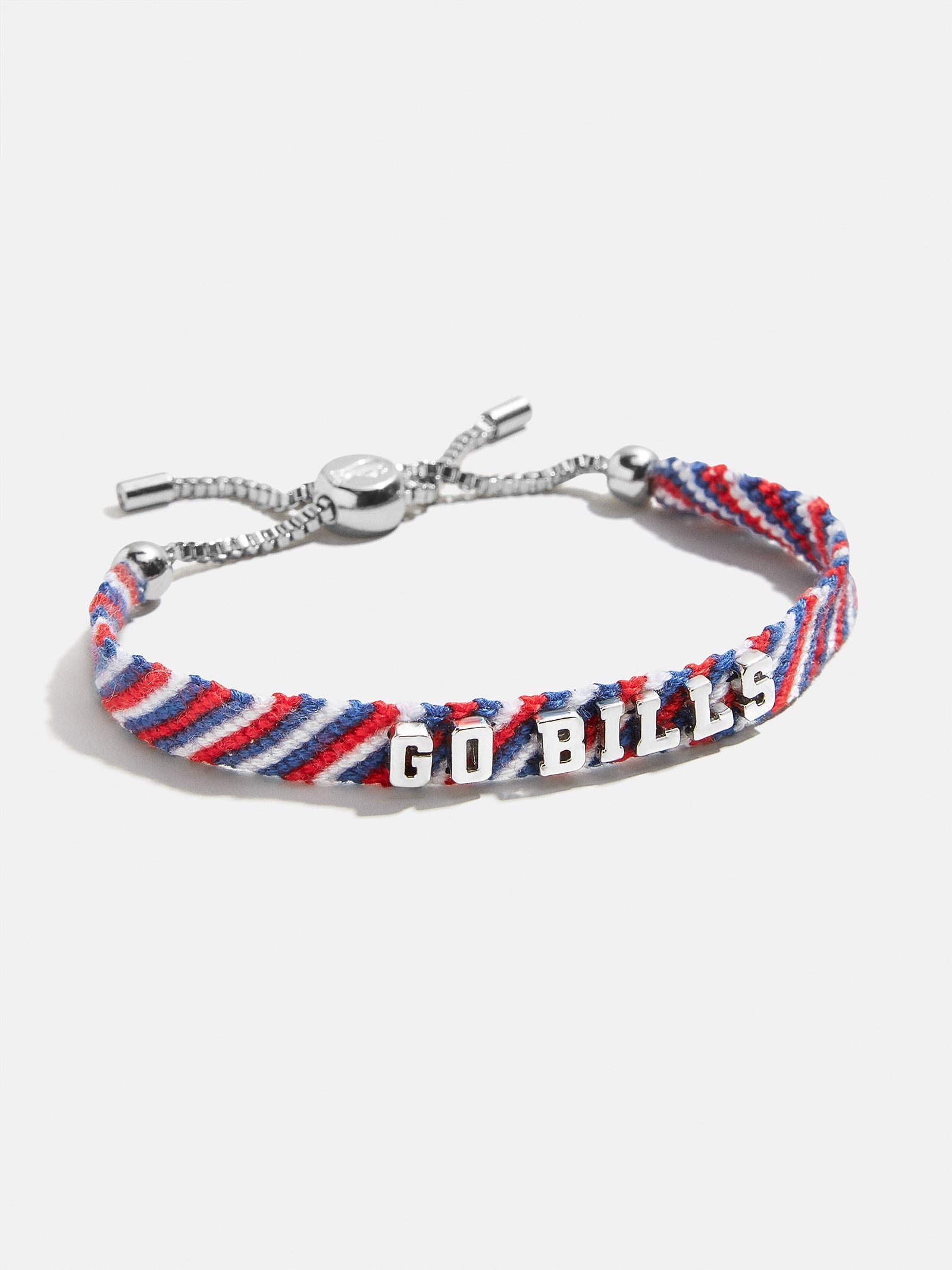 BaubleBar Buffalo Bills Slogan Pull-tie Bracelet in Blue