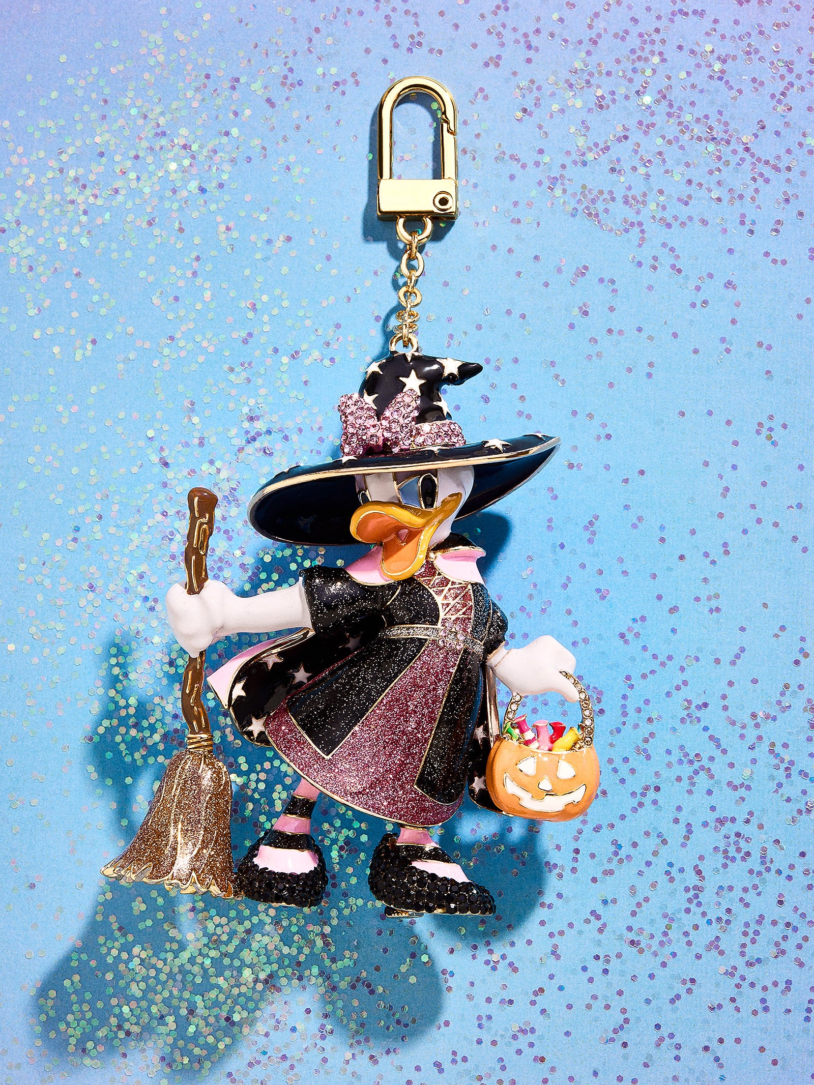 Daisy Duck Disney Witch Glow In The Dark Bag Charm Daisy Duck END OF YEAR SALE BaubleBar