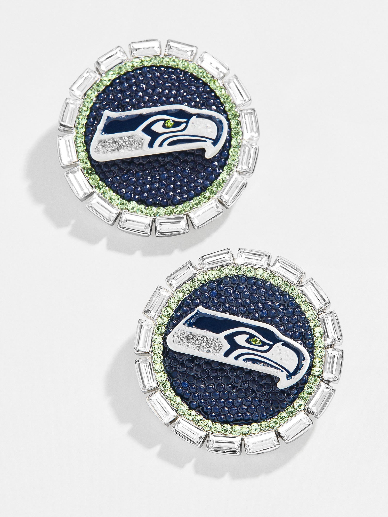 Handcrafted Seattle Seahawks Earrings Beautiful !!