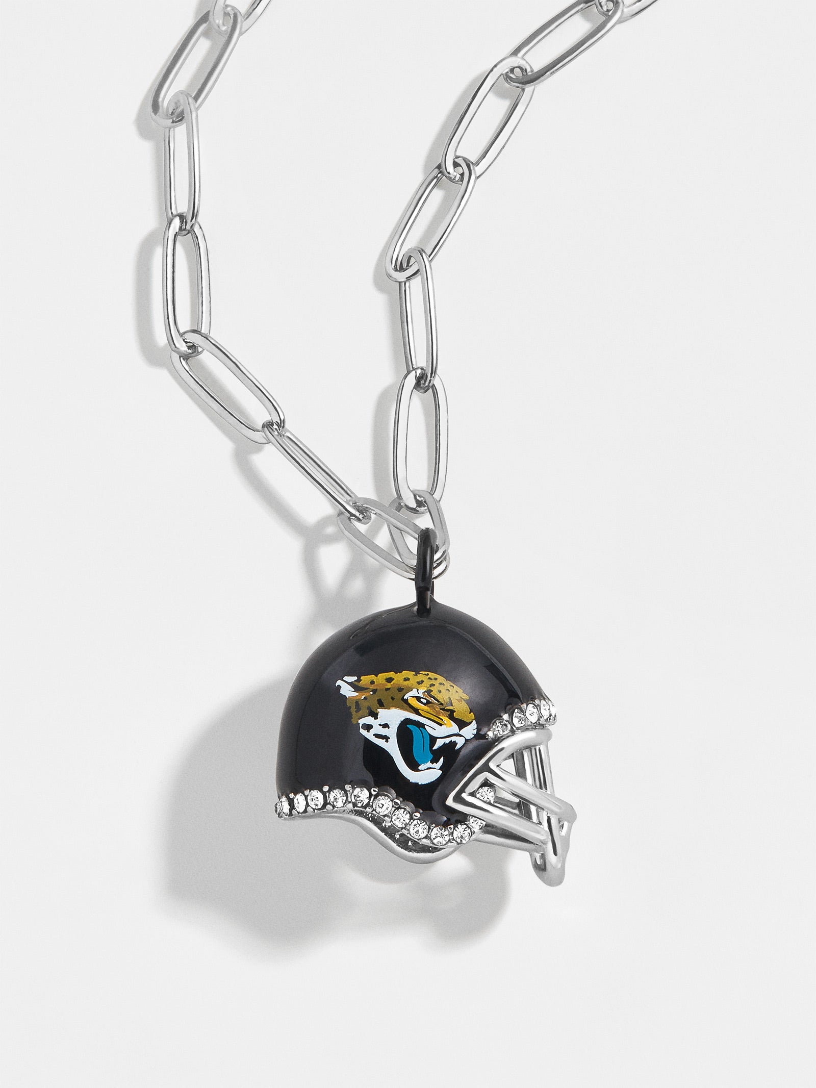 Jacksonville Jaguars NFL Gold Chain Necklace - Jacksonville Jaguars – NFL  paperclip chain nameplate necklace – BaubleBar