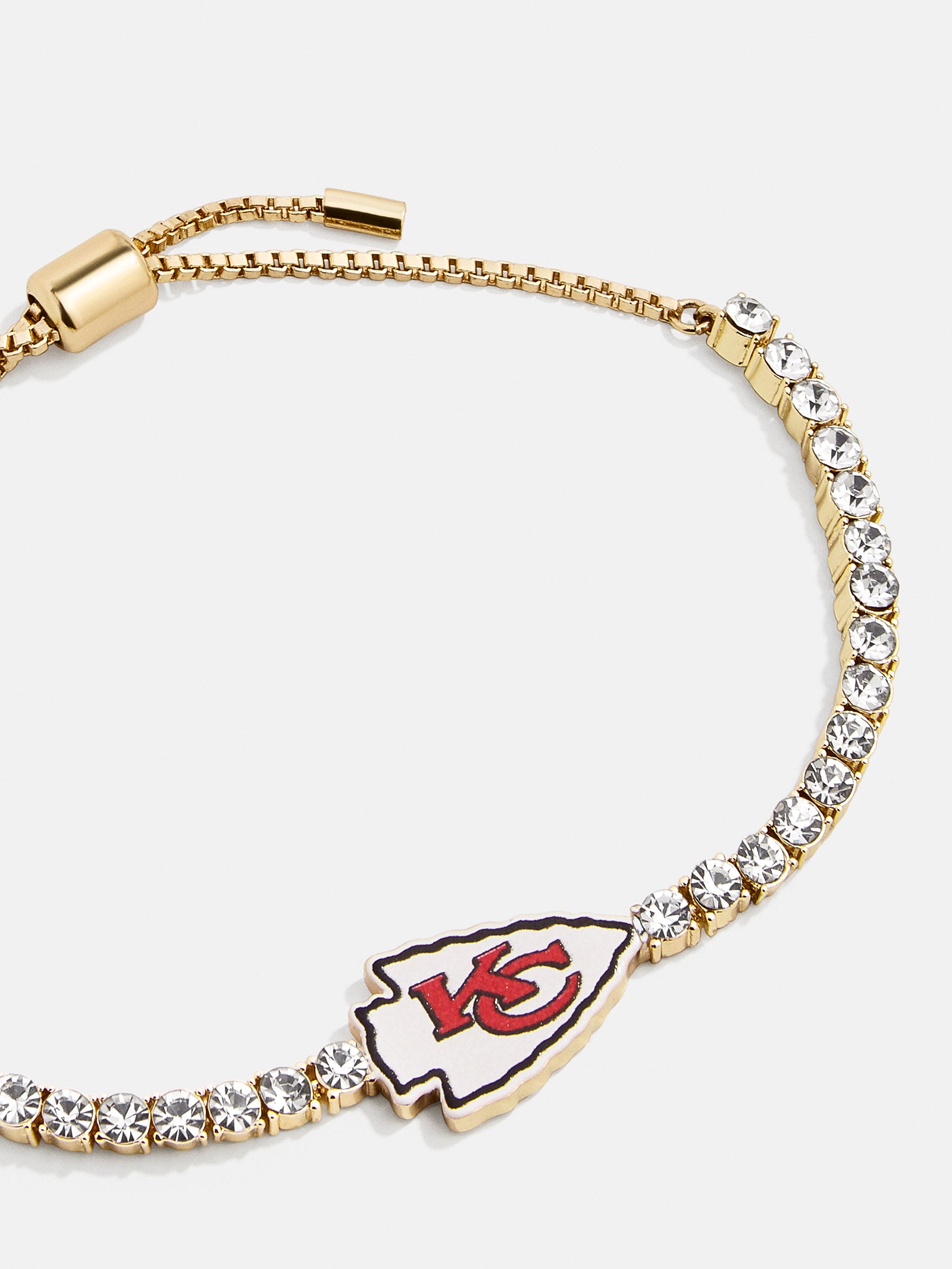 BaubleBar Gold Jacksonville Jaguars Pull-Tie Tennis Bracelet