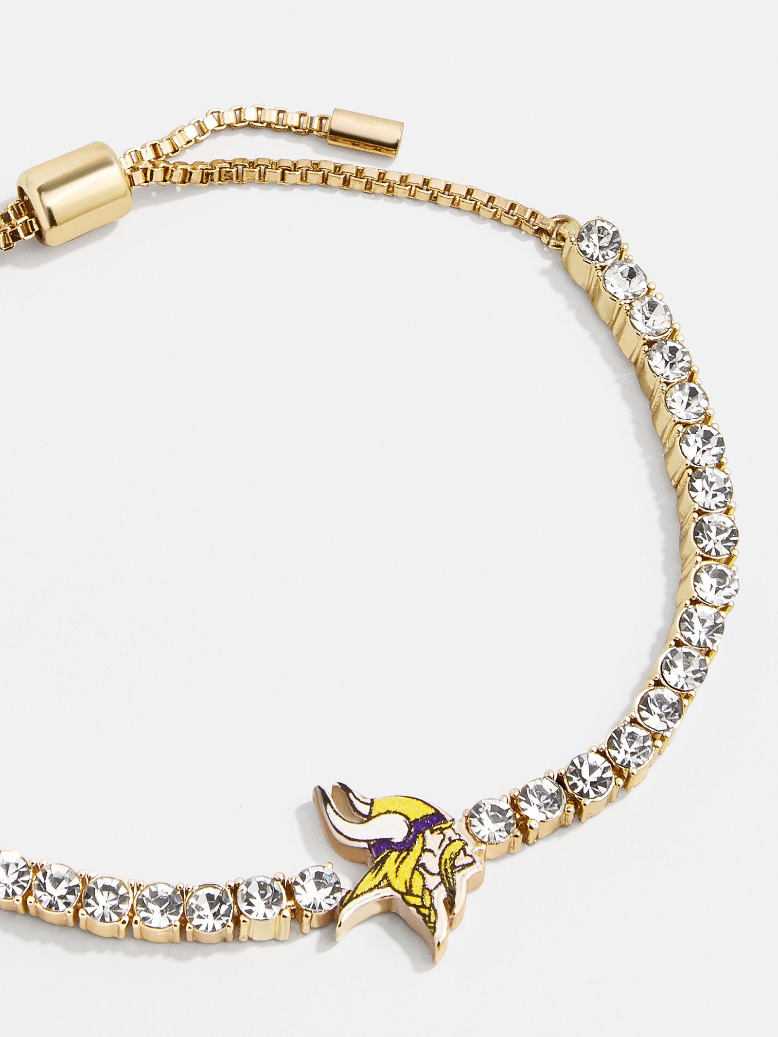 BaubleBar Minnesota Vikings Nfl Woven Friendship Bracelet in Metallic