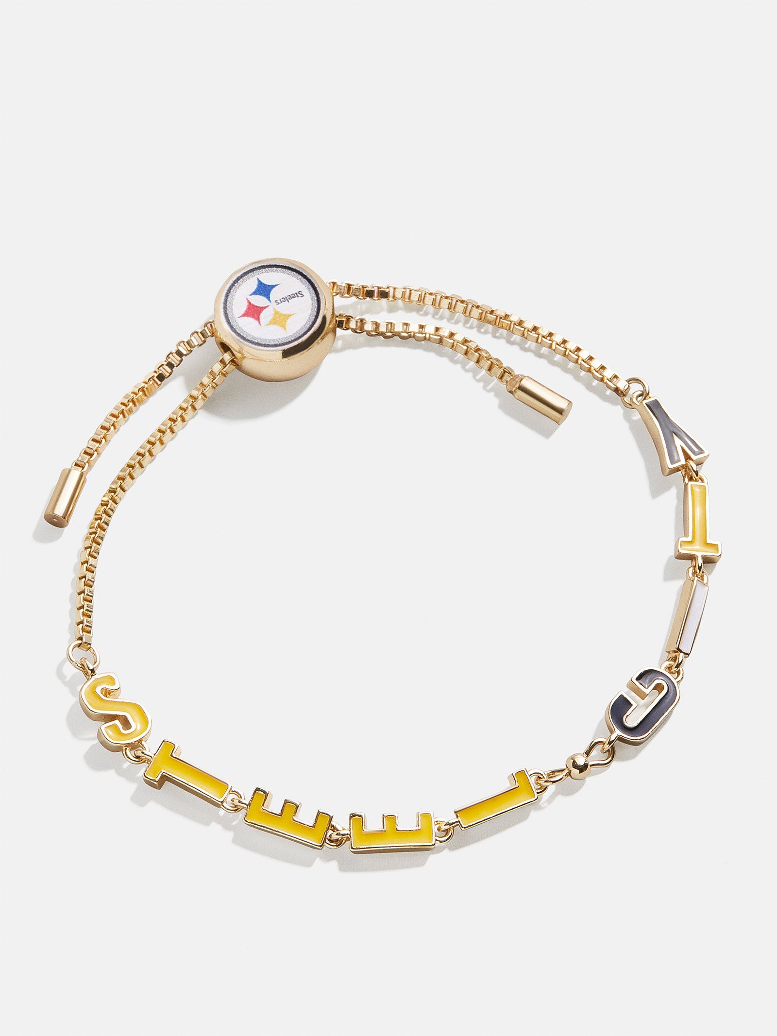 New York Jets NFL Gold Slogan Bracelet - New York Jets – NFL pull-tie  bracelet – BaubleBar