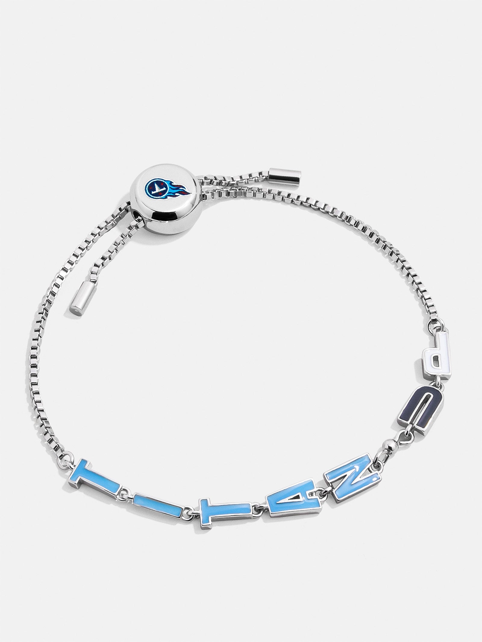 Tennessee Titans Silver Women's Link Bracelet w Gift Pkg D10