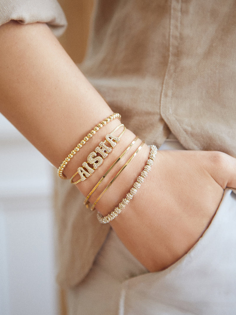 Baublebar Maya Brenner Mini Letter Bracelet