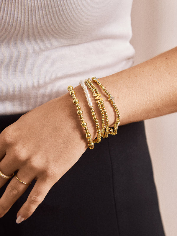 Pippa Pisa Bracelet - Gold/Pearl