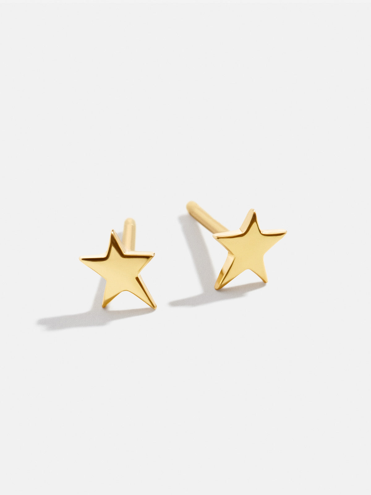 18K Gold Celestial Delicate Stud - Star