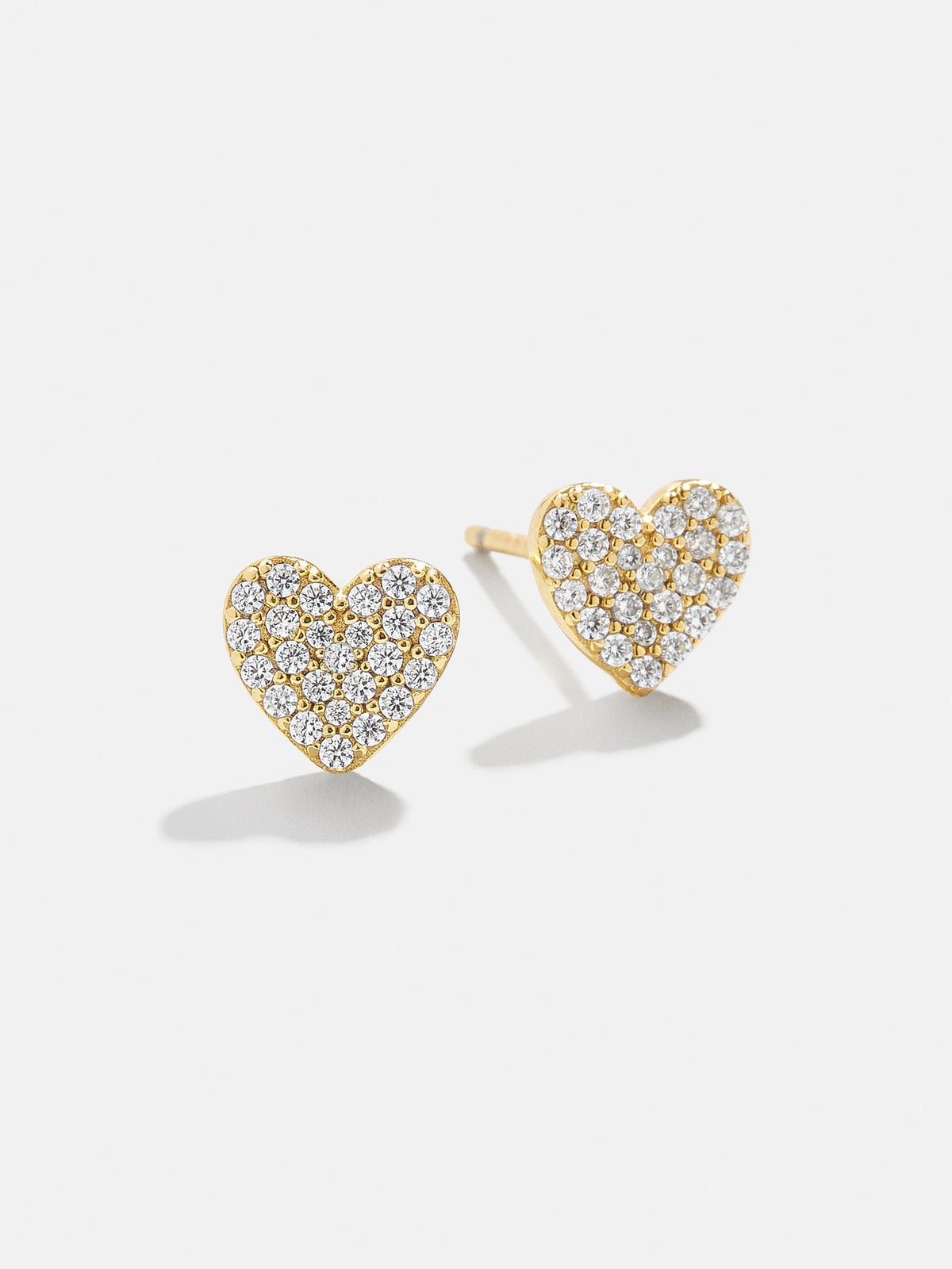 Whole Lotta Heart 18K Gold Kids' Earrings - Pavé Heart