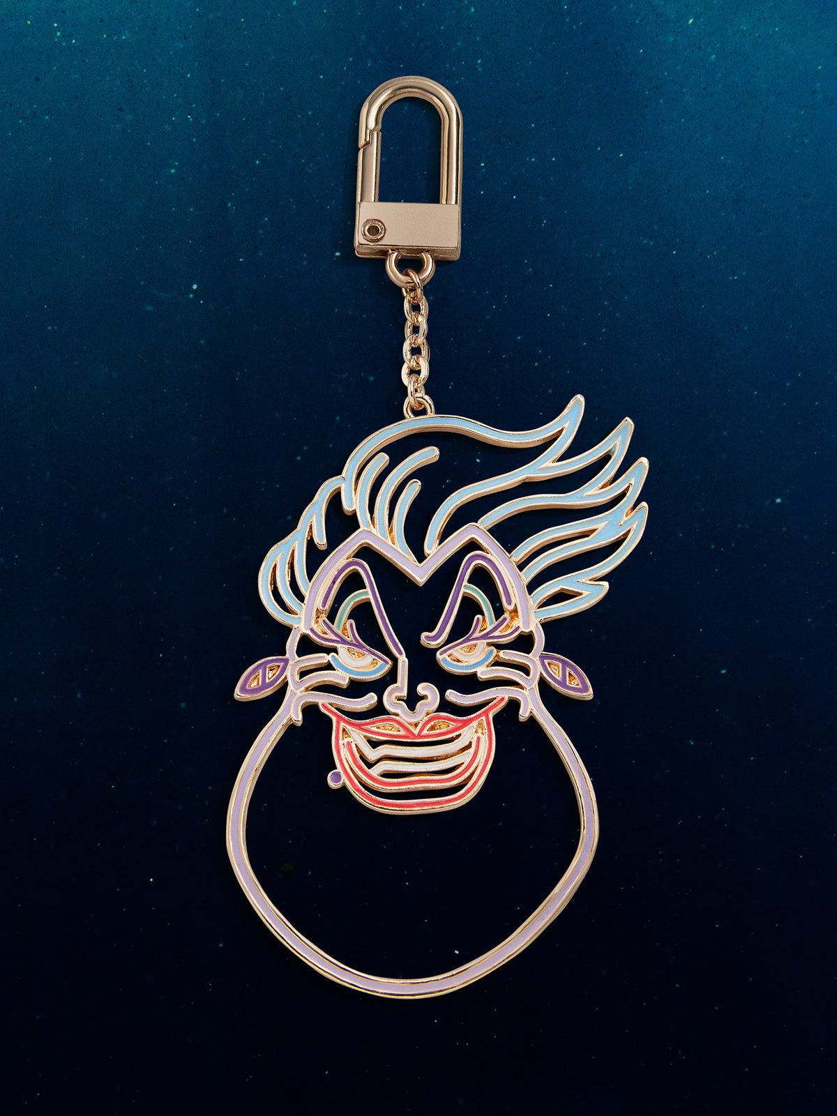 disney Ursula 2D Glow-In-The-Dark Bag Charm - Glow-In-The-Dark Ursula