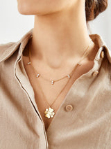 BaubleBar Clover Sterling Silver Custom Pendant Necklace - Sterling Silver - 
    Ends Tonight: Enjoy 20% Off
  
