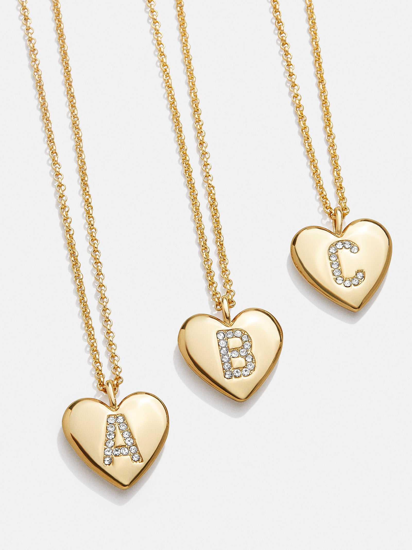 Little Love Kids' Initial Heart Necklace - Gold