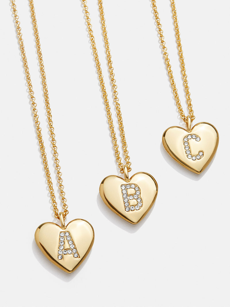 Little Love Kids' Initial Heart Necklace - Gold