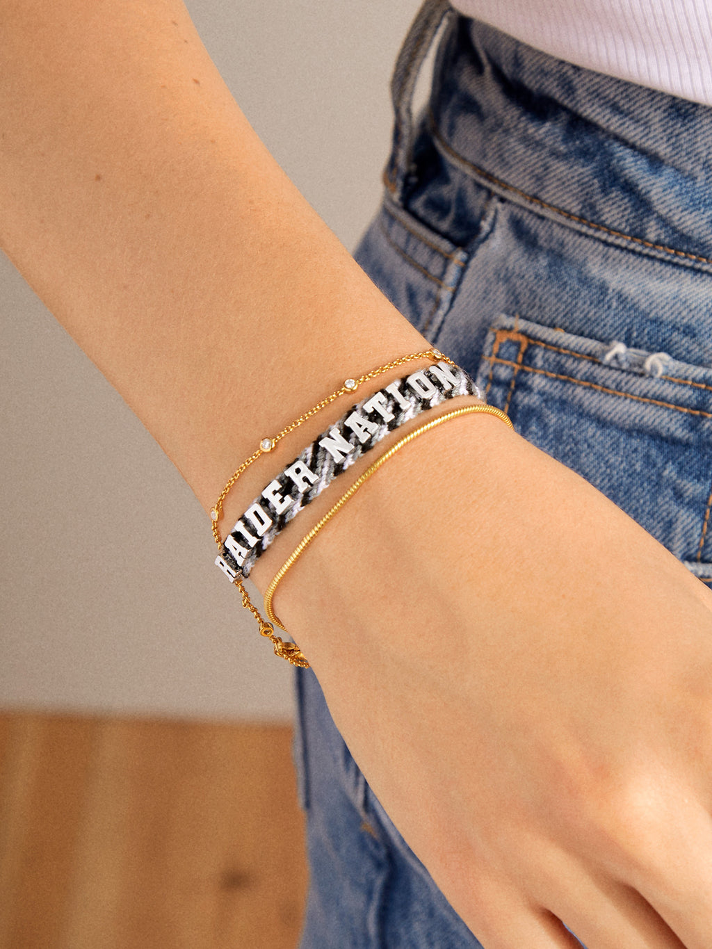 Baublebar Philadelphia Eagles Woven Friendship Bracelet