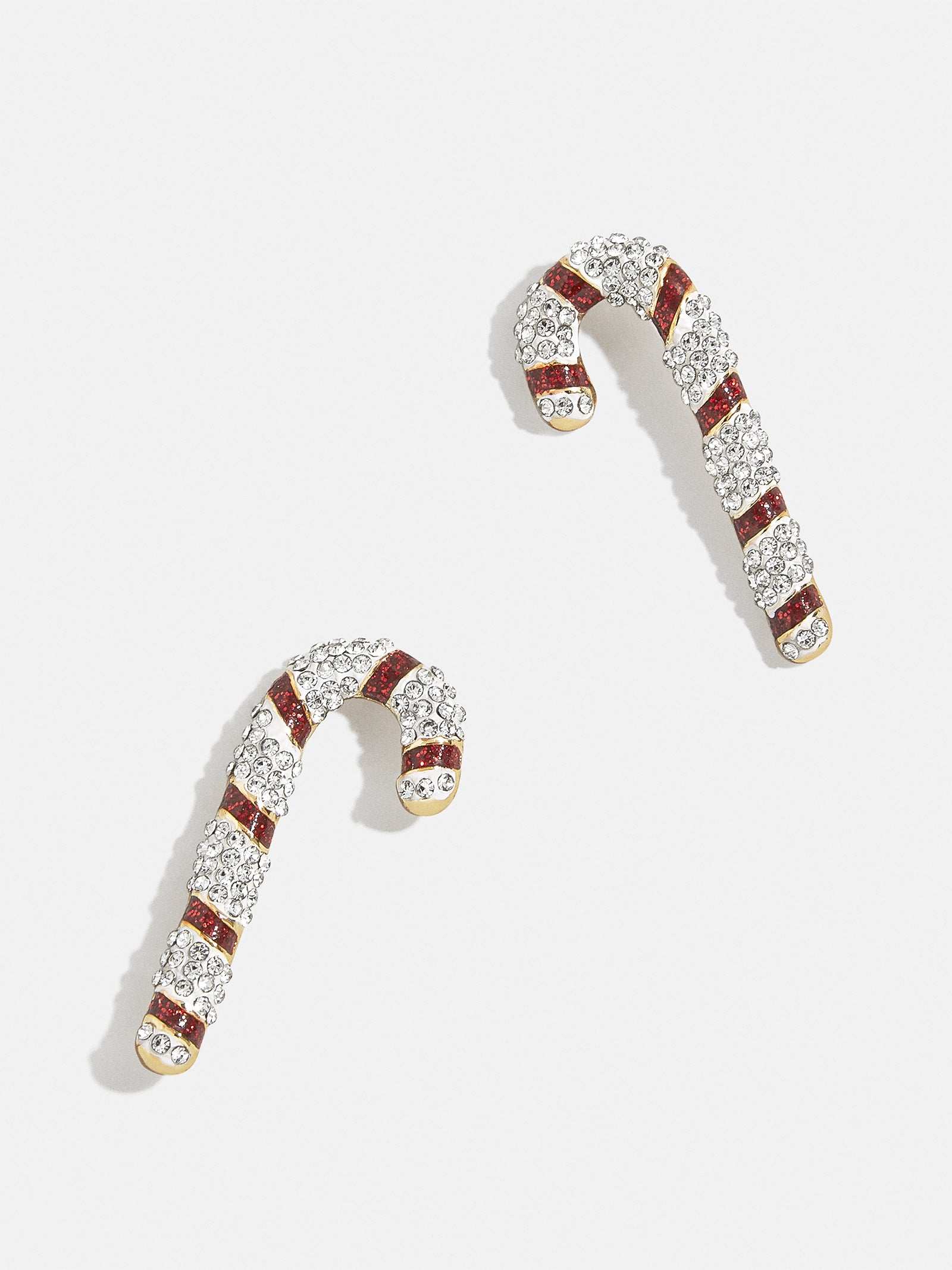 Sugar Rush Earrings - Red/White – Candy cane earrings – BaubleBar
