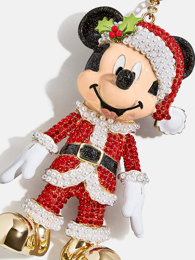 baublebar Mickey Mouse Disney Bag Charm Santa 