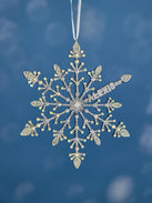 In A Flurry Custom Ornament - Silver