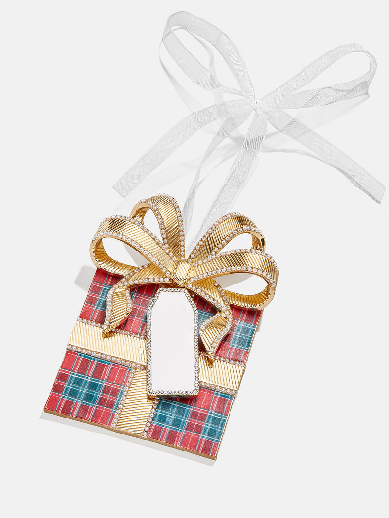 BaubleBar The Whole Package Ornament - Red Print - 
    It’s Black Friday Week: Enjoy 20% Off​
  
