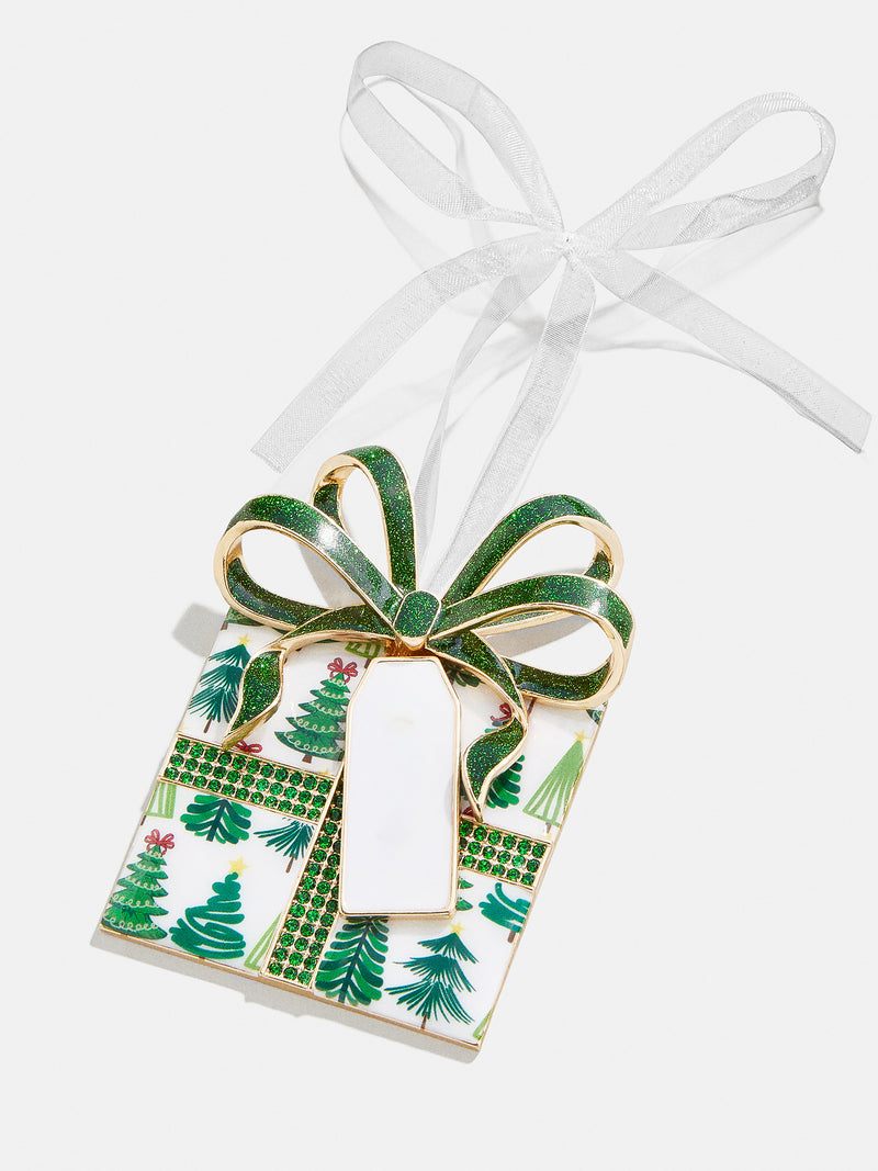 BaubleBar Pining For Presents Ornament - Green Print - 
    It’s Black Friday Week: Enjoy 20% Off​
  
