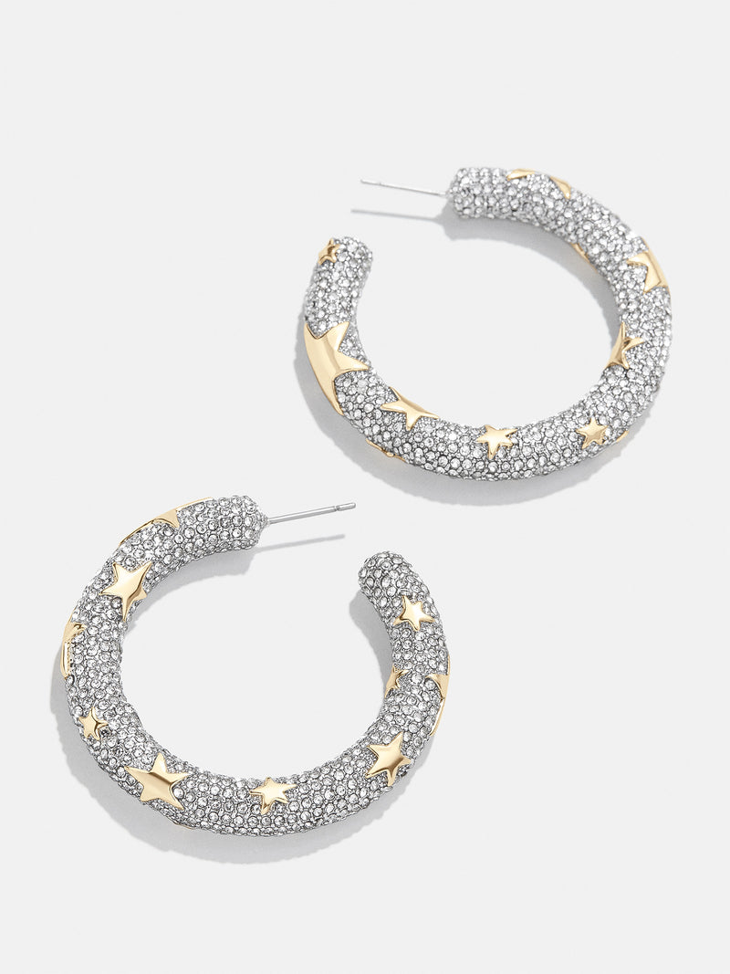 Celeste Earrings - Gold/Pavé