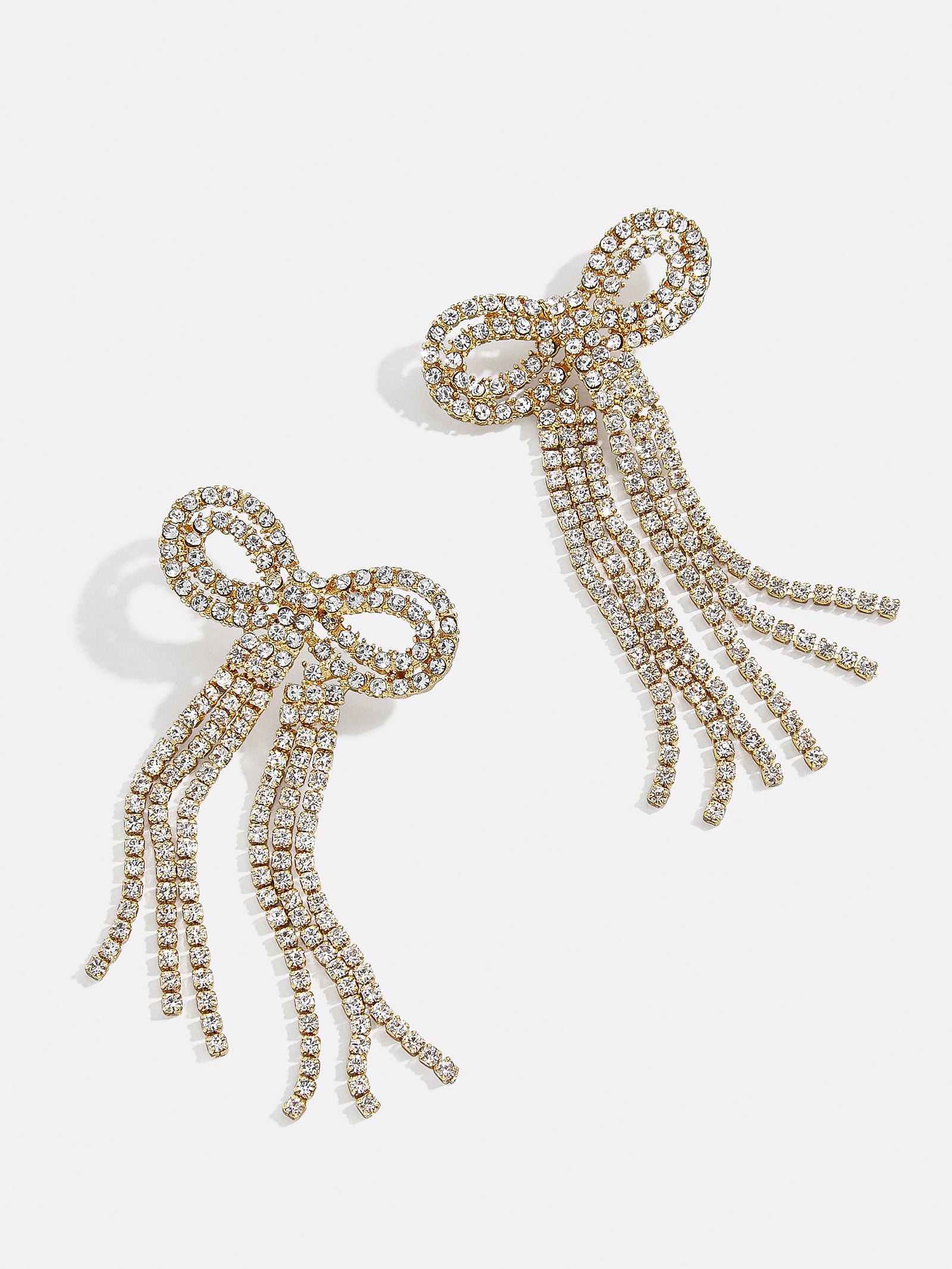 Nicci Earrings - Clear/Gold