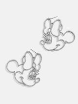 BaubleBar Disney Minnie Mouse Silver Outline Earrings - Minnie Mouse - 
    END OF YEAR SALE
  
