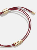 BaubleBar Custom Cord Bracelet - Metallic Red - 
    Early Black Friday Deal: 20% Off Custom Gifts
  
