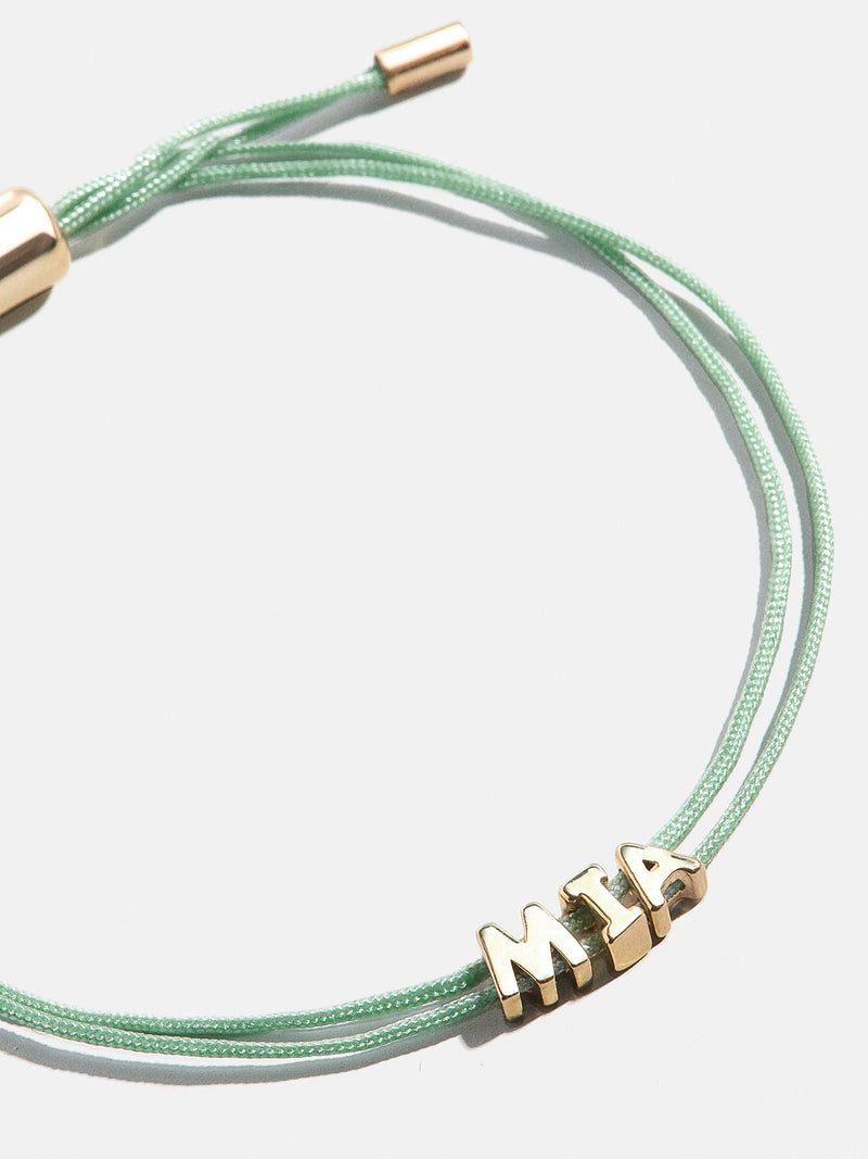 BaubleBar Custom Cord Bracelet - Mint - 
    Enjoy 20% Off Custom Gifts
  
