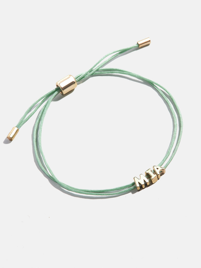 BaubleBar Custom Cord Bracelet - Mint - 
    Enjoy 20% Off Custom Gifts
  
