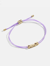 BaubleBar Custom Cord Bracelet - Lavender - 
    Enjoy 20% Off Custom Gifts
  
