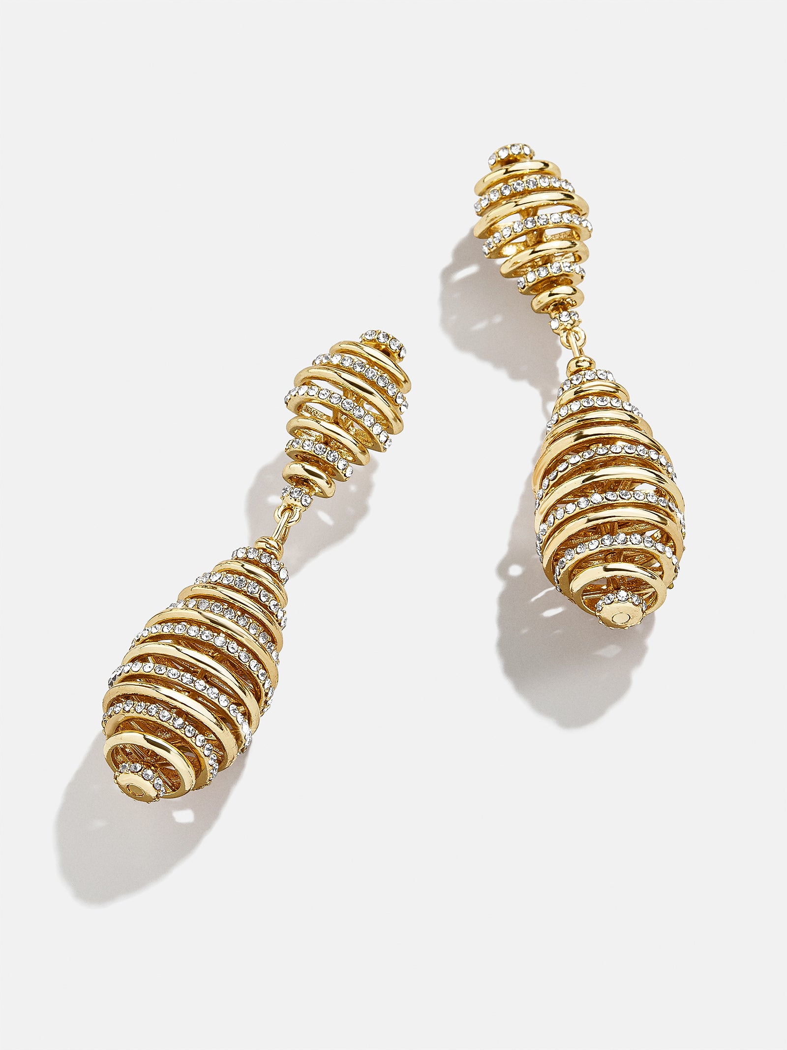 Samantha Earrings - Gold/Pavé