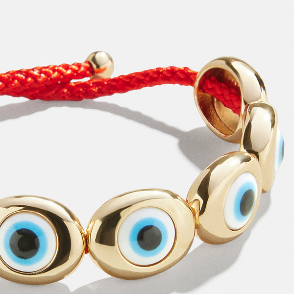 Baublebar NWT Swarovski Evil Eye Gold Chain Necklace | Gold chain necklace, Evil  eye pendant, Baublebar