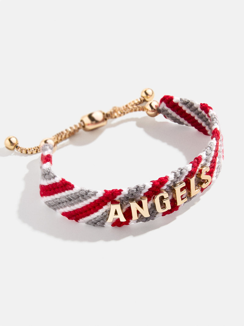 MLB Woven Friendship Bracelet - Los Angeles Angels