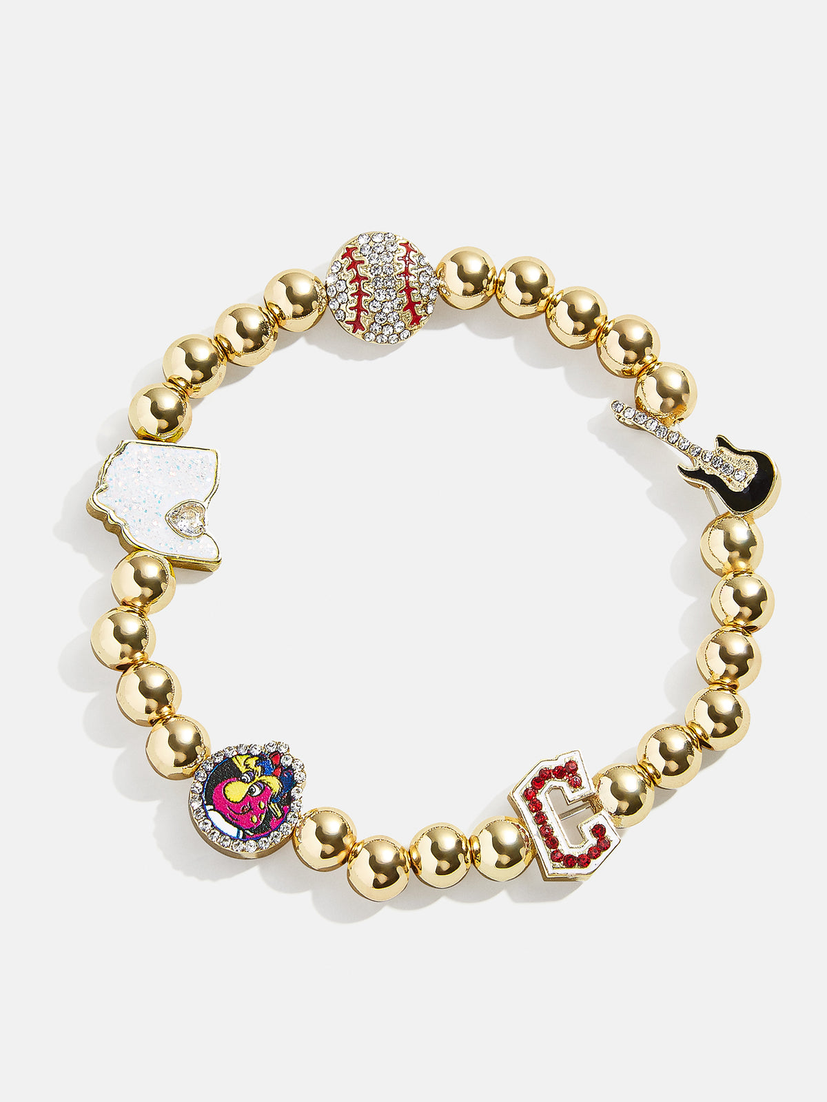 MLB Pisa Charm Bracelet - Cleveland Guardians