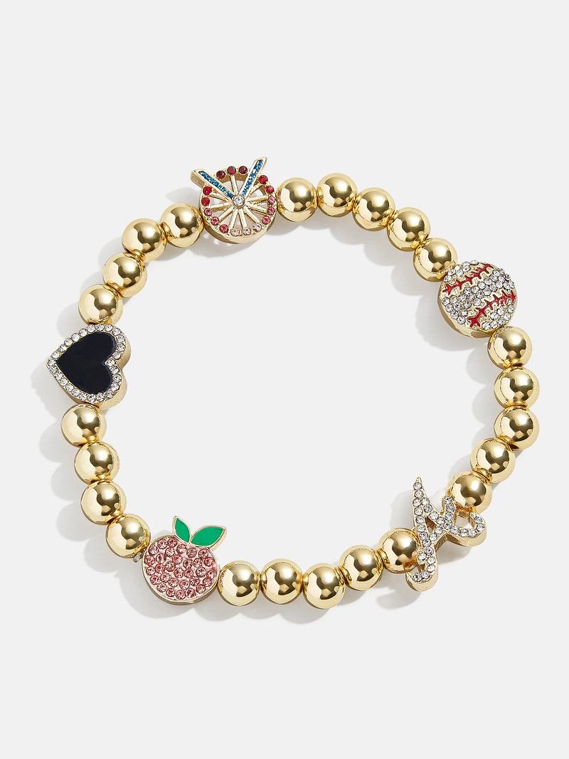 MLB Pisa Charm Bracelet - Atlanta Braves