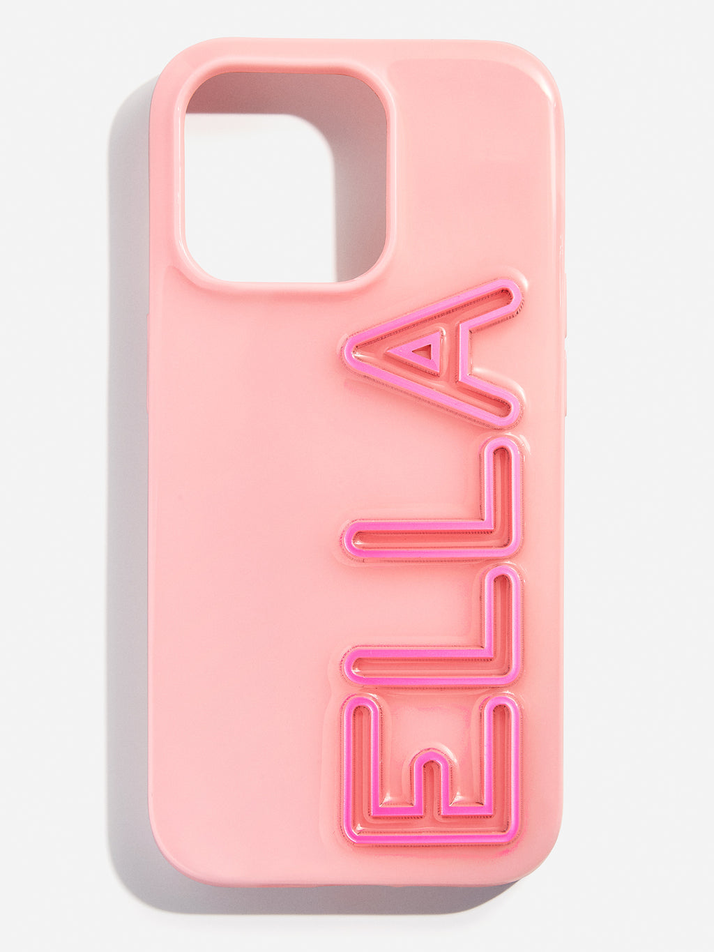 BaubleBar Fine Line Custom iPhone Case Blush Pink