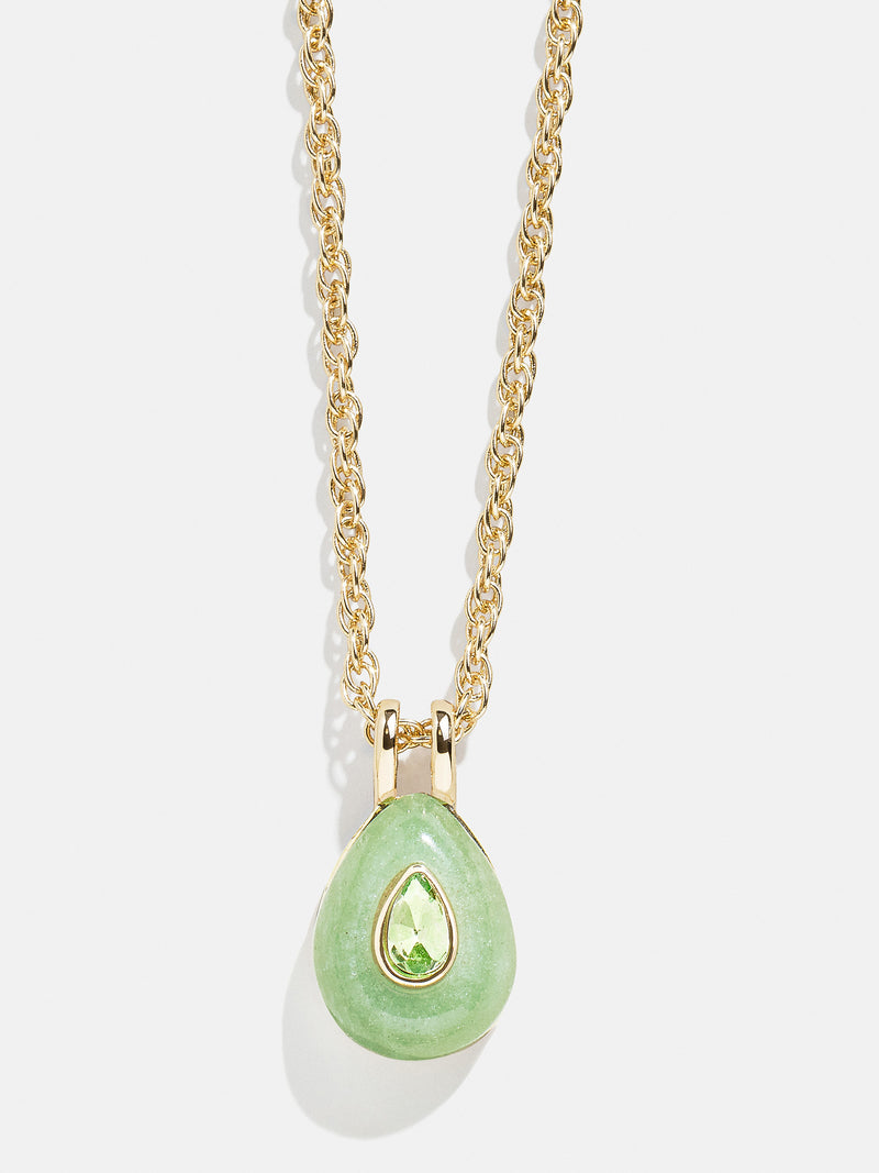 BaubleBar Semi-Precious Teardrop Birthstone Necklace - Peridot - 
    Semi-precious birthstone necklace
  
