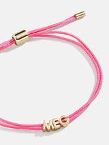 BaubleBar Custom Cord Bracelet - Neon Pink - 
    Custom nameplate bracelet
  
