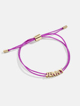 BaubleBar Custom Cord Bracelet - Neon Purple - 
    Early Black Friday Deal: 20% Off Custom Gifts
  
