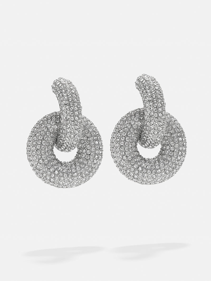 Mia Earrings - Pavé