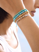 BaubleBar Gina Bracelet - Aqua - 
    TAKE AN EXTRA 50% OFF
  
