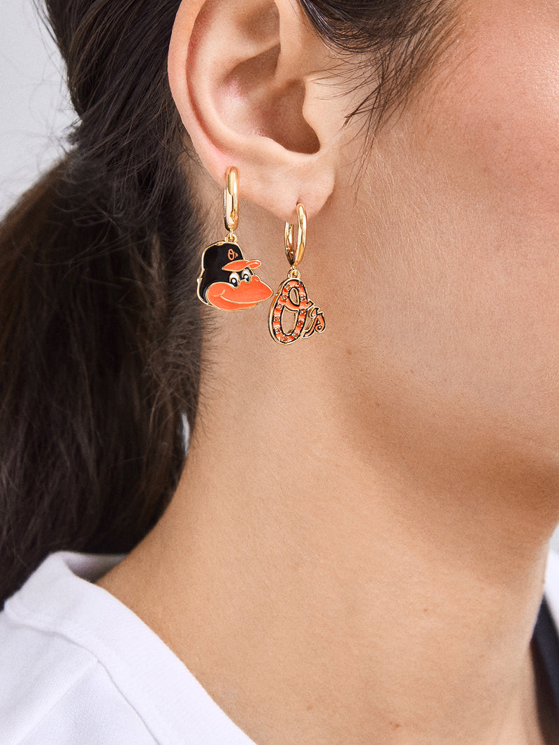 BaubleBar MLB Earring Set - Baltimore Orioles - 
    MLB Baltimore Orioles Earrings 
  
