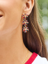 BaubleBar Mickey Mouse Disney Fireworks Drop Earrings - Gold - 
    Disney star earrings
  
