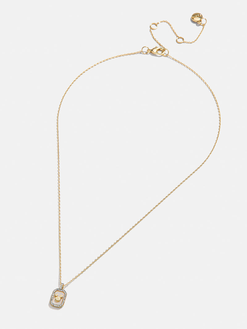 BaubleBar Mickey Mouse Disney Pavé Pendant Necklace - Gold/Pavé - 
    Ends Tonight: Enjoy 25% Off
  
