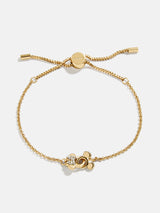 BaubleBar Mickey Mouse & Minnie Mouse Disney Better Half Bracelet - Clear/Gold