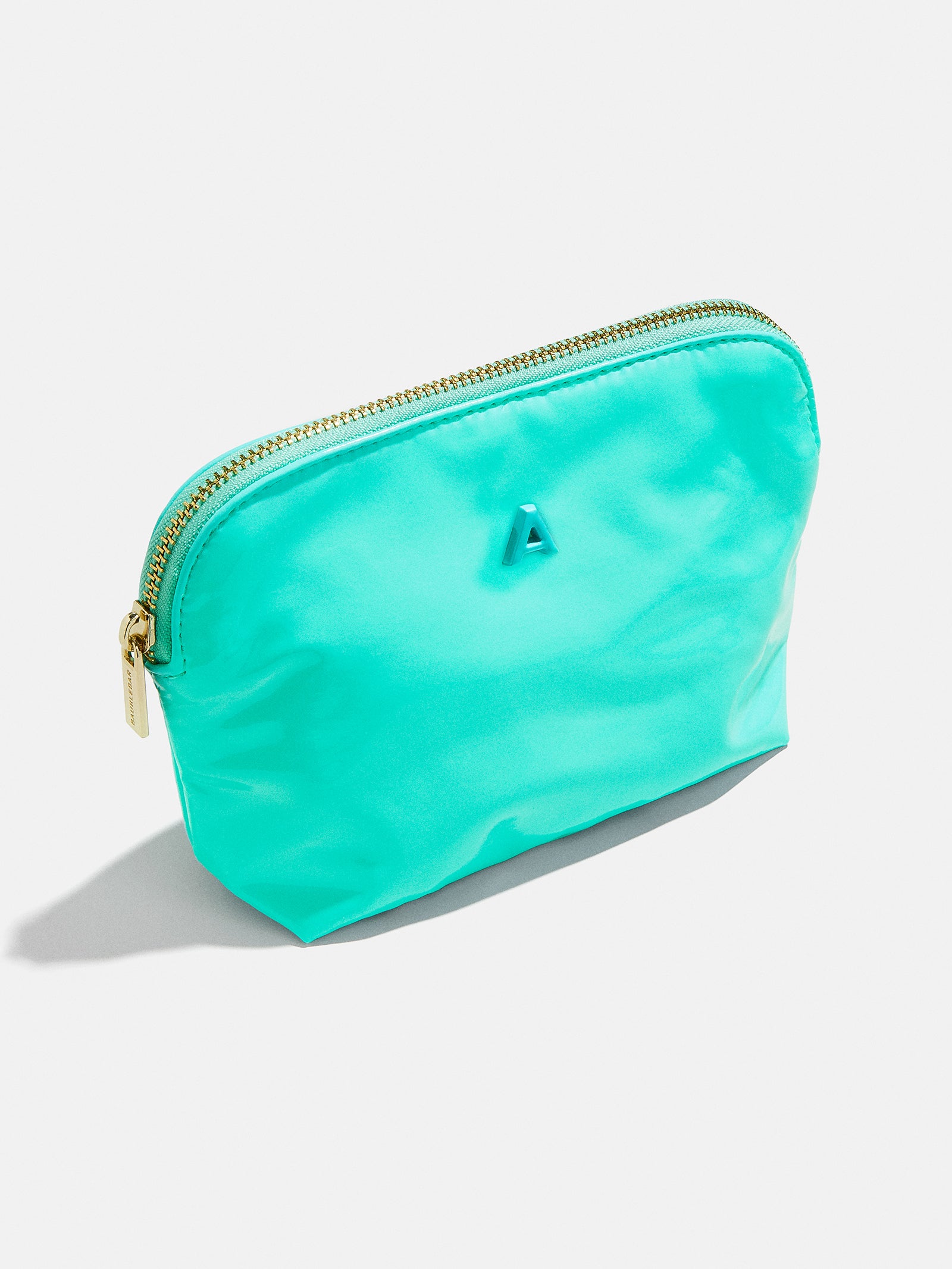 Baublebar Initial Zipper Pouch Turquoise