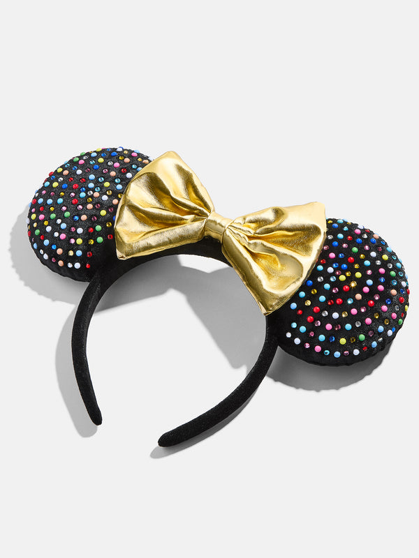 Minnie Mouse Disney Multicolored Gem Ears Headband - Minnie Mouse Multicolored Gem Ears