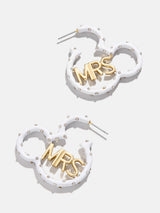 BaubleBar Mickey Mouse Disney Mrs. Earrings - White/Gold - 
    END OF YEAR SALE
  
