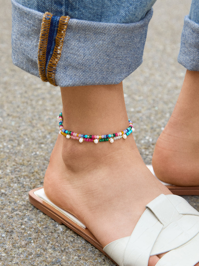 BaubleBar Darcy Anklet Set - Multi - 
    TAKE AN EXTRA 50% OFF
  
