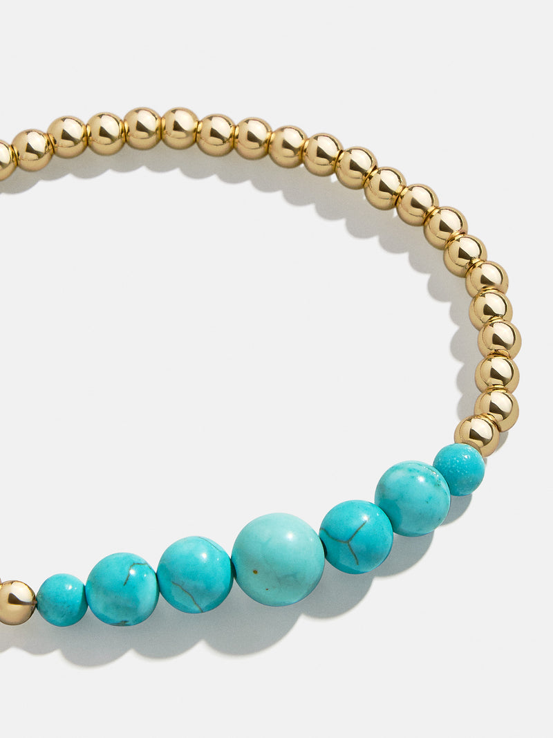 BaubleBar Adia Bracelet - Turquoise - 
    Semi-precious beaded bracelet
  
